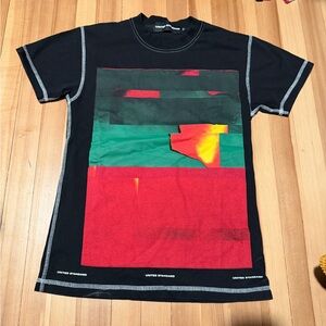 Women’s Black and Red Graphic T-Shirt